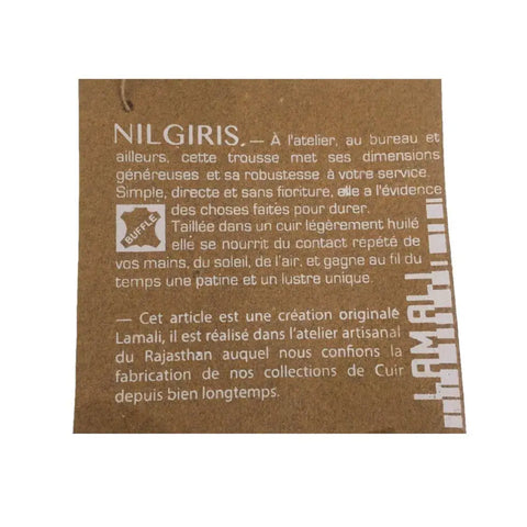 Trousse en Cuir Nilgiris - LAMALI