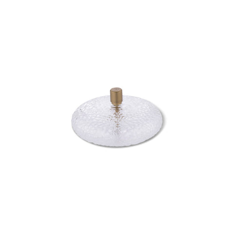 Peri Glass I Disque en laiton martelé M - PERI DESIGN